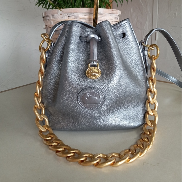 Dooney & Bourke 1980's Drawstring Bag. - Picture 2 of 16